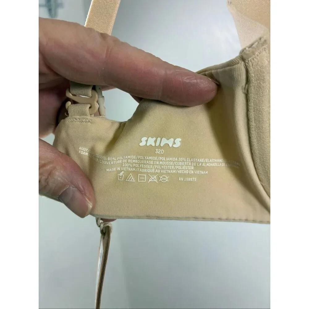 SKIMS NWT T-Shirt Bra in Sand Size 32D - Picture 7 of 8